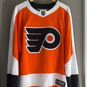 (NEW) Fanatics Philadelphia Flyers Orange Jersey